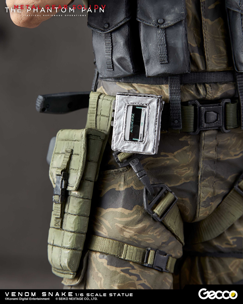 Illustration for article titled $300 Statue Of Metal Gear Solid V's Venom Snake Includes Cute Puppy